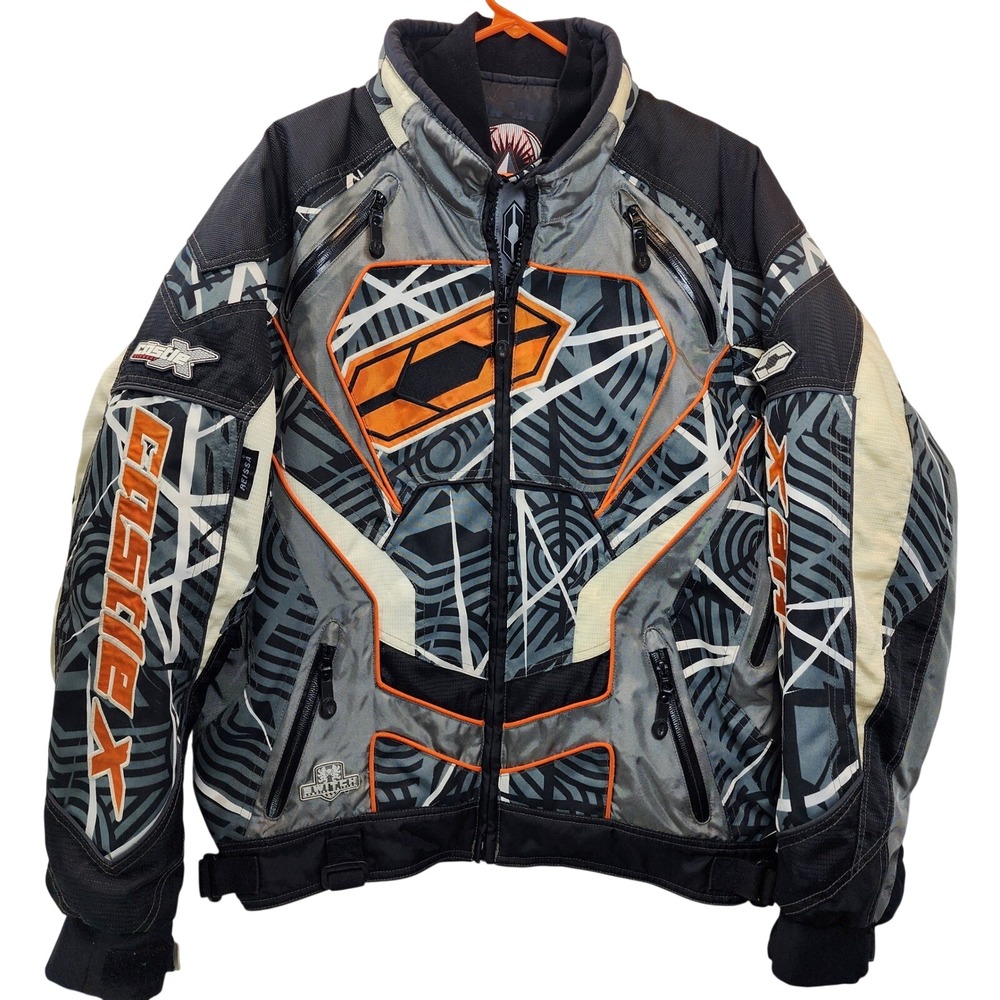 Castle X Switch Special Edition Mens Snowmobile Jacket Medium Graphic‎ Insulated